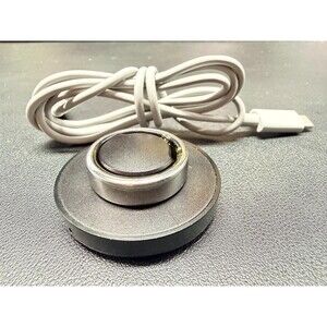 Oura Ring Gen 3 Heritage Brushed Silver - Size 13 with Charger.  JZ75-4379-13